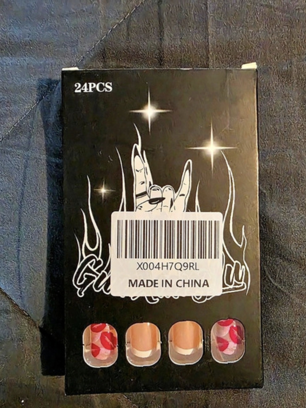 24-Piece Pink Press-On Nails NWT